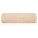 MICRO COTTON LuxCraft XL Versatile Bath Towel - Super Absorbent, Quick Dry, Multipurpose for Bath, Hair, Gym, Baby, Travel - Beige (70 X 150 CM)