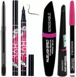 BUYTYA Beauty Eyeliner Mascara Eyebrow Pencil And Long Lasting Kajal 36H (Set Of 3)
