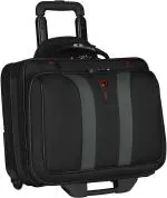 Wenger, Granada 15.6 Inches Wheeled Laptop Case, 24 liters, Black, 600659, Business Travel Bag, Swiss Designed