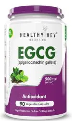 HealthyHey Nutrition EGCG from Green Tea Extract 500mg Antioxidant Support Supplement 90 Capsules