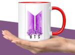 NH10 DESIGNS BTS Printed Mug BTS Logo BTS Signature Mug Gift for Girls Boys Kids Friends Mug for Girls Printed Mug for Birthday Gift BTS Lovers Gift (Coffee Mug-350ml) -B61RM 29