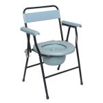 TAN45 Grey Commode Chair With Pot Portable Lightweight, Folding Ideal For Senior Citizen, Handicap And Patients, Adults With Knee Pain, Recent Surgery, Pregnant Women