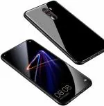 AUTOCASE Pocco F1 Black Rubber, Polycarbonate, Glass and Silicon Dual Protection Back Cover