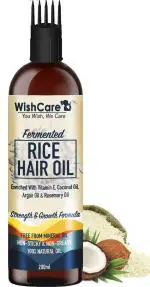WishCare Fermented Rice Hair Growth Oil - Strength & Growth Formula(200ml)