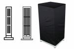 The Furnishing Tree Polyester Crompton Optimus Neo Smart 35 L Tower Air Cooler Cover Black