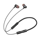 ERD WE-21 Bluetooth v5.0 Earphone Neckband with Dual Pairing, 18hrs Playback, One Touch Voice Assistant, IPX5 Water Resistance & Compatibility Android & iOS Devices, Tablet, Laptop (Black)
