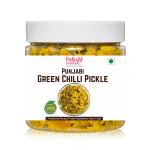 Delight Foods Punjabi Green Chilli Pickle 350g| Hari Mirchi Achaar