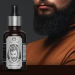 The Man Company Beard Oil for Growing Beard Faster with Almond & Thyme, 100% NATURAL, Best Beard Growth Oil for Men, Nourishes & Strengthens Uneven Patchy Beard - 30ML