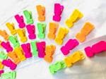 SHOPITECH 24 Pc multicolor Polymer Secure Grip Multifunctional Plastic Clip
