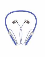Urban Audio Blue Bluethooth Neckband with 85+H Play Time, Magnetic Earbuds