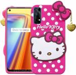 Aviaaz Realme Narzo 30 4G Hello Kitty Pink Silicon Back Cover