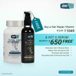 DHI HAIR VITAMINS -60 CAPSULES | HAIR SERUM-100ML