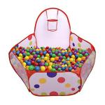 HALO NATION Multicolor Polyester Kids Ball Pool With 35 Balls