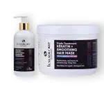 Luxuria care KERATIN SMOOTHING HAIR MASK WITH KERATIN PROTEIN +TRIPLE TREATMENT KERATIN SMOOTHING SHAMPOO