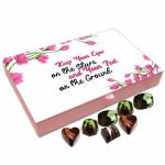 Chocholik Gift Box - Keep Your Eyes On The Stars and Feet On The Ground Chocolate Box - 12pc