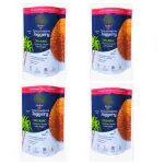 Raja Farms| Organic Jaggery Powder| Pack 4 x 500 g| 2 kg Cane Sugar| Nattu Sakkarai| Dissolves| Sugar alternative Sweetener | Nattu Sakkarai | Vellam | Brown | Bella | Gur | Desi Khand | Chini | Gud