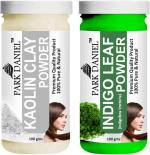 Park Daniel Pure And Natural Kaolin Powder And Indigo Leaf Powder, 100 G Each (Combo Of 2) |Hair Care|Dandruff Control hair Powder|Healthy Strong Hair Mask