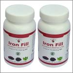 Dee India Herbals Iron Fill Capsules ( 60 Capsules) Per Jar Pack of 3