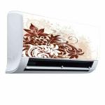 Qth FLORAL DESIGN AC STICKER SUITABLE FOR ALL TYPE OF AC QTH-AC-4072