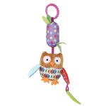 Baby Moo Owl Multicolour Hanging Toy / Wind Chime With Teether