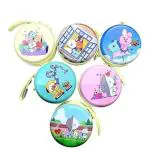 JMK CRAFTS Metal Zip Pouch Trendy Cool Emoticons Purse Coin Money Stationery Accessories Women Wallet Bag for Kids Birthday Return Gift Pack of 1 (12ps) (Any one Send)