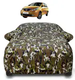 Auto Hub Tata Manza Car Cover with Mirror Pocket and Soft Cotton Lining,Waterproof Tata Manza Car Body Cover, Army Print