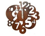 TC THE CUSTOMIZERS Analog Brown Round Wood Wall Clock (11 x 11 inch) TC003