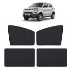 Mockhe Sun Shades Car Half Sunshade Compatible with Maruti S-Presso - Pack of 4