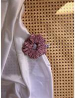 WORLD OF SCRUNCHIQUE Pure Handmade Party Purple June Edit Exclusive Scrunchie