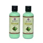 Seed Cosmetics Green Tea & Aloevera Herbal Hair Conditioner 100 % Natural For All Hair Types Pack of 02 (420ml)
