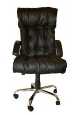 ROAR-WOOD Chair for Office Work at Home Mid Back Ergonomic Office Chair Study Chair Revolving Chair Computer Chair for Work from Home Metal Base Height Adjustable Chair with Extra Comfort Finishing