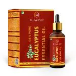 Newish Eucalyptus oil for Steam inhalation, (Nilgiri Tel) Cold and cough, Undiluted Therapeutic Grade, Hair, Skin, Face and Diffuser 30ml