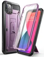 SUPCASE Unicorn Beetle Pro For iPhone 12 Pro Max 6.7 Inch Voilet Full-Body Rugged Holster Back Cover