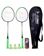 JJ Jonex Badminton Schläger PROFESSIONAL-700 - Für Anfänger & Fortgeschrittene | 120g Leicht