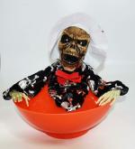 My Party Suppliers Sound Light Halloween Ghost Candy Bowl Dish Animated Skeleton Decoration Halloween Party Supplies