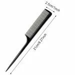 Verceys Black Carbon Antistatic Comb (No 06600) Anti Static Tail End Comb