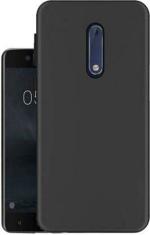 MOZETTE Back Cover for Nokia 5 (Black, Dual Protection, Silicon, Pack of 1)