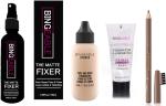 Buy Tya Fixer Face And Body Foundation Primer With Brown Eyebrow Pencil (Set Of 4)