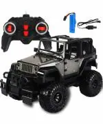 THE RED BABY Racing Super Speed Remote Control RC SUV Monster Jeep Car USB Rechargeable 4 Function car for kid (Multicolor)