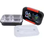 Nayasa Autobot Insulated Lunchbox with Stainless Steel Inner Container,Flap Type Clip Lock,Leakproof Lead,Attractive Print,Strong & Durable Lunchbox,Ideal for School Kids ( Red )