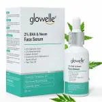 Glowelle 2% BHA & Neem Acne Busting Face Serum, Controls Excessive Oil, Open Pores & Blackheads, Improves Skin Texture, Suits all skin types, for Men & Women, 30ml