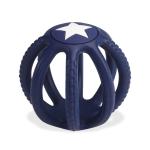 LuvLap Blue Silicone Exercise Grasping and 3D Cognition Baby Teether Toys