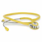 RCSP Aluminium Super Deluxe Acoustic Stethoscope For Medical Students And Profeional Use Normal Range Light Weight (Yellow)