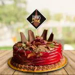 Festiko Thanks Dad Cake Topper, Fathers Day Cake Decoration Supplies, Fathers Day Party Favors, Happy Fathers Day