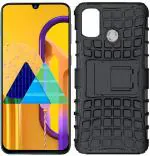 CarryWrap Back Cover for Samsung Galaxy M30s (Black, Dual Protection)