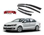 Auto E-Shopping Chrome Line Door Visor for Volkswagon Vento Set of 4 Pieces