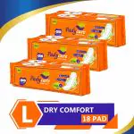 padycare Cottony maxi-care (L) Sanitary Pad (Pack of 18)