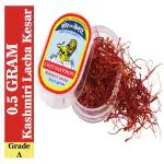Lion Grade A Quality Kashmiri Kesar For Health, Biryani And Tilak 0.5 G