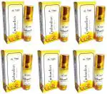 al hiza Enchanteur Roll-On Real And Natural Attar Perfume, 6 Ml Each (Pack Of 6)