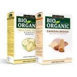 Indus Valley BIO Organic Multani Mitti & Sandalwood Face Pack Powder Combo Set  (400 g)